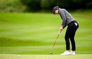6 July 2025; Madelene Sagstrom of Sweden putts on the first green during day four of the 2025 KPMG Women’s Irish Open Golf Championship at Carton House Golf Club in Maynooth, Kildare. Photo by Seb Daly/Sportsfile
