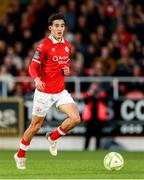 5 July 2025; Jad Hakiki of Sligo Rovers during the SSE Airtricity Men's Premier Division match between Sligo Rovers and Shamrock Rovers at The Showgrounds in Sligo. Photo by Thomas Flinkow/Sportsfile