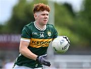 6 July 2025; Kevin Griffin of Kerry during the Electric Ireland GAA Football All-Ireland Minor Championship final match between Kerry and Tyrone at Cedral St Conleth's Park in Newbridge, Kildare. Photo by Piaras Ó Mídheach/Sportsfile