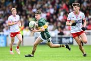 6 July 2025; Tadhg O’Connell of Kerry during the Electric Ireland GAA Football All-Ireland Minor Championship final match between Kerry and Tyrone at Cedral St Conleth's Park in Newbridge, Kildare. Photo by Piaras Ó Mídheach/Sportsfile