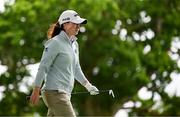 6 July 2025; Leona Maguire of Ireland on the 18th green during day four of the 2025 KPMG Women’s Irish Open Golf Championship at Carton House Golf Club in Maynooth, Kildare. Photo by Seb Daly/Sportsfile