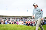 6 July 2025; Leona Maguire of Ireland after completing her round during day four of the 2025 KPMG Women’s Irish Open Golf Championship at Carton House Golf Club in Maynooth, Kildare. Photo by Seb Daly/Sportsfile