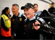 6 July 2025; Tipperary manager Liam Cahill arrives before the GAA Hurling All-Ireland Senior Championship semi-final match between Kilkenny and Tipperary at Croke Park in Dublin. Photo by David Fitzgerald/Sportsfile