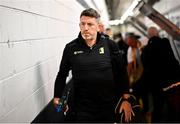 6 July 2025; Kilkenny manager Derek Lyng arrives before the GAA Hurling All-Ireland Senior Championship semi-final match between Kilkenny and Tipperary at Croke Park in Dublin. Photo by David Fitzgerald/Sportsfile