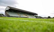 6 July 2025; A general view of the stand before the TG4 All-Ireland Ladies Football Senior Championship quarter-final match between Meath and Tipperary at Páirc Tailteann in Navan, Meath. Photo by Stephen Marken/Sportsfile