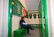 6 July 2025; Meath assistant FLO Audrey Kelleher Murphy before the TG4 All-Ireland Ladies Football Senior Championship quarter-final match between Meath and Tipperary at Páirc Tailteann in Navan, Meath. Photo by Stephen Marken/Sportsfile