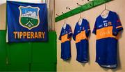 6 July 2025; A general view inside the Tipperary dressing room before the TG4 All-Ireland Ladies Football Senior Championship quarter-final match between Meath and Tipperary at Páirc Tailteann in Navan, Meath. Photo by Stephen Marken/Sportsfile