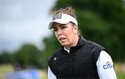 6 July 2025; Georgia Hall of England after completing her round during day four of the 2025 KPMG Women’s Irish Open Golf Championship at Carton House Golf Club in Maynooth, Kildare. Photo by Seb Daly/Sportsfile