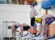 6 July 2025; Luke Henry from St-Marys, Sligo, competes in the Boys U12 50m Freestyle Final during day two of the Cairn Community Games National Swimming, Quiz, Chess, Draughts and Gymnastics Finals 2025 at The Watershed in Kilkenny. Photo by Sam Barnes/Sportsfile