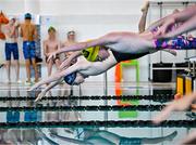 6 July 2025; Luke Henry from St-Marys, Sligo, competes in the Boys U12 50m Freestyle Final during day two of the Cairn Community Games National Swimming, Quiz, Chess, Draughts and Gymnastics Finals 2025 at The Watershed in Kilkenny. Photo by Sam Barnes/Sportsfile