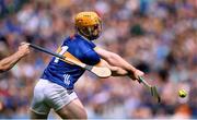 6 July 2025; Andrew Ormond of Tipperary is tackled by Mikey Carey of Kilkenny during the GAA Hurling All-Ireland Senior Championship semi-final match between Kilkenny and Tipperary at Croke Park in Dublin. Photo by Ramsey Cardy/Sportsfile