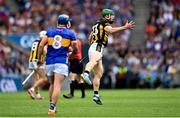 6 July 2025; Martin Keoghan of Kilkenny celebrates after scoring a point during the GAA Hurling All-Ireland Senior Championship semi-final match between Kilkenny and Tipperary at Croke Park in Dublin. Photo by David Fitzgerald/Sportsfile