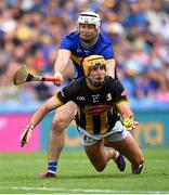6 July 2025; Billy Ryan of Kilkenny in action against Craig Morgan of Tipperary during the GAA Hurling All-Ireland Senior Championship semi-final match between Kilkenny and Tipperary at Croke Park in Dublin. Photo by David Fitzgerald/Sportsfile