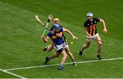 6 July 2025; John McGrath of Tipperary in action against Shane Murphy of Kilkenny during the GAA Hurling All-Ireland Senior Championship semi-final match between Kilkenny and Tipperary at Croke Park in Dublin. Photo by Daire Brennan/Sportsfile