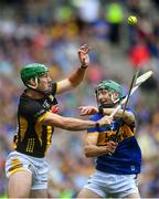 6 July 2025; Eoin Cody of Kilkenny in action against Robert Doyle of Tipperary during the GAA Hurling All-Ireland Senior Championship semi-final match between Kilkenny and Tipperary at Croke Park in Dublin. Photo by John Sheridan/Sportsfile