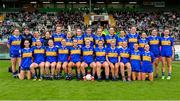 6 July 2025; The Tipperary team before the TG4 All-Ireland Ladies Football Senior Championship quarter-final match between Meath and Tipperary at Páirc Tailteann in Navan, Meath. Photo by Stephen Marken/Sportsfile