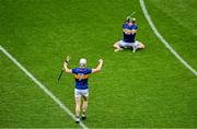 6 July 2025; Bryan O'Mara, left, and Noel McGrath of Tipperary celebrate after the GAA Hurling All-Ireland Senior Championship semi-final match between Kilkenny and Tipperary at Croke Park in Dublin. Photo by Daire Brennan/Sportsfile