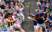 6 July 2025; Martin Keoghan of Kilkenny in action against Robert Doyle of Tipperary during the GAA Hurling All-Ireland Senior Championship semi-final match between Kilkenny and Tipperary at Croke Park in Dublin. Photo by Ramsey Cardy/Sportsfile