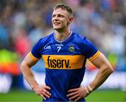 6 July 2025; Bryan O'Mara of Tipperary after the GAA Hurling All-Ireland Senior Championship semi-final match between Kilkenny and Tipperary at Croke Park in Dublin. Photo by Ray McManus/Sportsfile