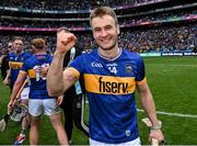 6 July 2025; John McGrath of Tipperary celebrates after the GAA Hurling All-Ireland Senior Championship semi-final match between Kilkenny and Tipperary at Croke Park in Dublin. Photo by David Fitzgerald/Sportsfile