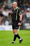 6 July 2025; Referee Shane Curley during the TG4 All-Ireland Ladies Football Senior Championship quarter-final match between Meath and Tipperary at Páirc Tailteann in Navan, Meath. Photo by Stephen Marken/Sportsfile