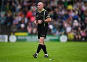 6 July 2025; Referee Shane Curley during the TG4 All-Ireland Ladies Football Senior Championship quarter-final match between Meath and Tipperary at Páirc Tailteann in Navan, Meath. Photo by Stephen Marken/Sportsfile