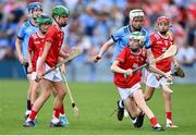 5 July 2025; Oisín Rice,Scoil Mhuire, Latton, Monaghan, representing Cork during the GAA INTO Cumann na mBunscol Respect Exhibition Go Games match at the GAA Hurling All-Ireland Senior Championship semi-final match between Cork and Dublin at Croke Park in Dublin. Photo by David Fitzgerald/Sportsfile