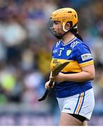 6 July 2025; Ella McDaid, St Aengus NS, Brigend, Donegal, representing Tipperary during the GAA INTO Cumann na mBunscol Respect Exhibition Go Games match at the GAA Hurling All-Ireland Senior Championship semi-final match between Kilkenny and Tipperary at Croke Park in Dublin. Photo by David Fitzgerald/Sportsfile