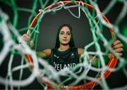 9 July 2025; Aoibheann Donnelly of Ireland poses for a portrait during the EYOF Basketball Team Day for athletes, their families and support staff prior to travelling to EYOF Skopje 2025 at the National Basketball Arena in Tallaght, Dublin. Photo by Sam Barnes/Sportsfile