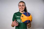 9 July 2025; Helena Keane of Ireland poses for a portrait during the EYOF Basketball Team Day for athletes, their families and support staff prior to travelling to EYOF Skopje 2025 at the National Basketball Arena in Tallaght, Dublin. Photo by Shauna Clinton/Sportsfile