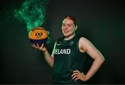 9 July 2025; Faye McDonnell of Ireland poses for a portrait during the EYOF Basketball Team Day for athletes, their families and support staff prior to travelling to EYOF Skopje 2025 at the National Basketball Arena in Tallaght, Dublin. Photo by Sam Barnes/Sportsfile