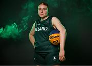 9 July 2025; Faye McDonnell of Ireland poses for a portrait during the EYOF Basketball Team Day for athletes, their families and support staff prior to travelling to EYOF Skopje 2025 at the National Basketball Arena in Tallaght, Dublin. Photo by Sam Barnes/Sportsfile