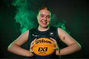 9 July 2025; Faye McDonnell of Ireland poses for a portrait during the EYOF Basketball Team Day for athletes, their families and support staff prior to travelling to EYOF Skopje 2025 at the National Basketball Arena in Tallaght, Dublin. Photo by Sam Barnes/Sportsfile