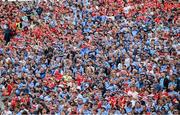 5 July 2025; Supporters of both Cork and Dublin applaud the late Br Kevin Crowley before the GAA Hurling All-Ireland Senior Championship semi-final match between Cork and Dublin at Croke Park in Dublin. Photo by Ray McManus/Sportsfile