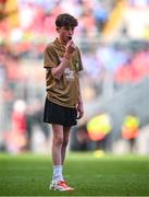 5 July 2025; Referee Darragh Burke, Lackagh N.S, Turloughmore, Galway, during the GAA Hurling All-Ireland Senior Championship semi-final match between Cork and Dublin at Croke Park in Dublin. Photo by Ramsey Cardy/Sportsfile