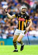 6 July 2025; TJ Reid of Kilkenny celebrates his and his side's first point, in te second minute, during the GAA Hurling All-Ireland Senior Championship semi-final match between Kilkenny and Tipperary at Croke Park in Dublin. Photo by Ray McManus/Sportsfile