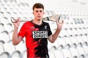 7 July 2025; Cork captain Robert Downey poses for a portrait during a Cork Hurling media conference at SuperValu Páirc Uí Chaoimh in Cork ahead of the GAA Hurling All-Ireland Senior Championship Final. Photo by Piaras Ó Mídheach/Sportsfile