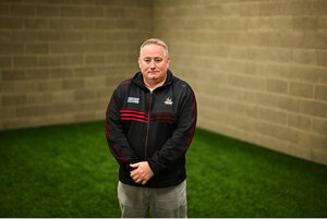 7 July 2025; Cork manager Pat Ryan poses for a portrait during a Cork Hurling media conference at SuperValu Páirc Uí Chaoimh in Cork ahead of the GAA Hurling All-Ireland Senior Championship Final. Photo by Piaras Ó Mídheach/Sportsfile