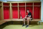 7 July 2025; Cork captain Robert Downey poses for a portrait during a Cork Hurling media conference at SuperValu Páirc Uí Chaoimh in Cork ahead of the GAA Hurling All-Ireland Senior Championship Final. Photo by Piaras Ó Mídheach/Sportsfile