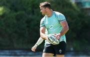 8 July 2025; Shayne Bolton during an Ireland Rugby squad training at the Grupo Desportivo Direito in Lisbon, Portugal. Photo by Carlos Rodrigues/Sportsfile