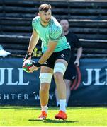 8 July 2025; Tom Ahern during an Ireland Rugby squad training at the Grupo Desportivo Direito in Lisbon, Portugal. Photo by Carlos Rodrigues/Sportsfile