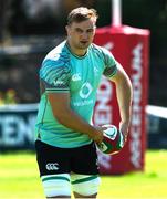 8 July 2025; Gavin Coombes during an Ireland Rugby squad training at the Grupo Desportivo Direito in Lisbon, Portugal. Photo by Carlos Rodrigues/Sportsfile