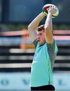8 July 2025; Gus McCarthy during an Ireland Rugby squad training at the Grupo Desportivo Direito in Lisbon, Portugal. Photo by Carlos Rodrigues/Sportsfile