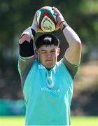 8 July 2025; Stephen Smyth during an Ireland Rugby squad training at the Grupo Desportivo Direito in Lisbon, Portugal. Photo by Carlos Rodrigues/Sportsfile