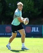 8 July 2025; Hugh Gavin during an Ireland Rugby squad training at the Grupo Desportivo Direito in Lisbon, Portugal. Photo by Carlos Rodrigues/Sportsfile