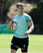 8 July 2025; Alex Kendellen during an Ireland Rugby squad training at the Grupo Desportivo Direito in Lisbon, Portugal. Photo by Carlos Rodrigues/Sportsfile