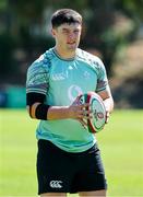 8 July 2025; Stephen Smyth during an Ireland Rugby squad training at the Grupo Desportivo Direito in Lisbon, Portugal. Photo by Carlos Rodrigues/Sportsfile