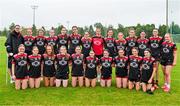 8 July 2025; The Down team during the LGFA U17 Player Development Day at Portlaoise GAA club in Portlaoise, Laois. Photo by Stephen Marken/Sportsfile