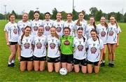 8 July 2025; The Kildare 2 team during the LGFA U17 Player Development Day at Portlaoise GAA club in Portlaoise, Laois. Photo by Stephen Marken/Sportsfile