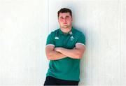 8 July 2025; Gus McCarthy poses for a portrait after an Ireland Rugby media conference at the Grupo Desportivo Direito in Lisbon, Portugal. Photo by Carlos Rodrigues/Sportsfile